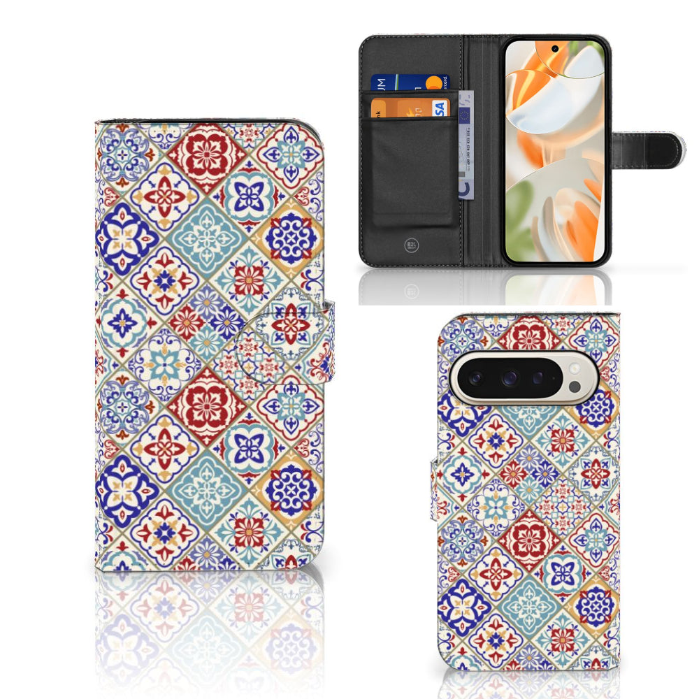 Google Pixel 9 | 9 Pro Bookcase Tiles Color