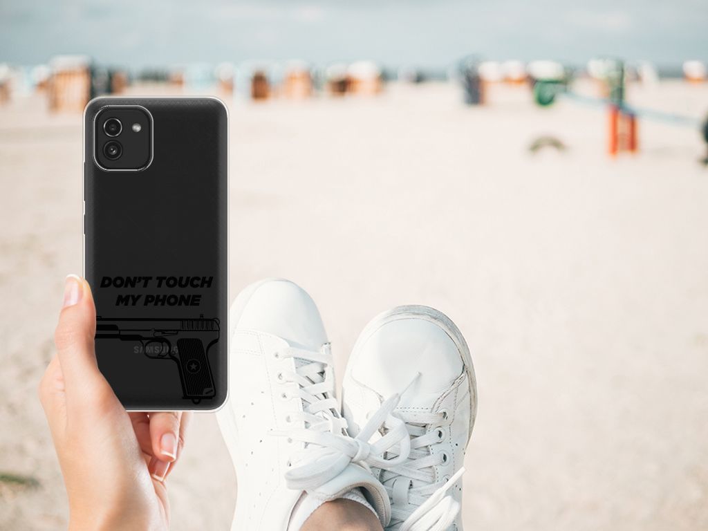 Samsung Galaxy A03 Silicone-hoesje Pistol DTMP B2C Telecom
