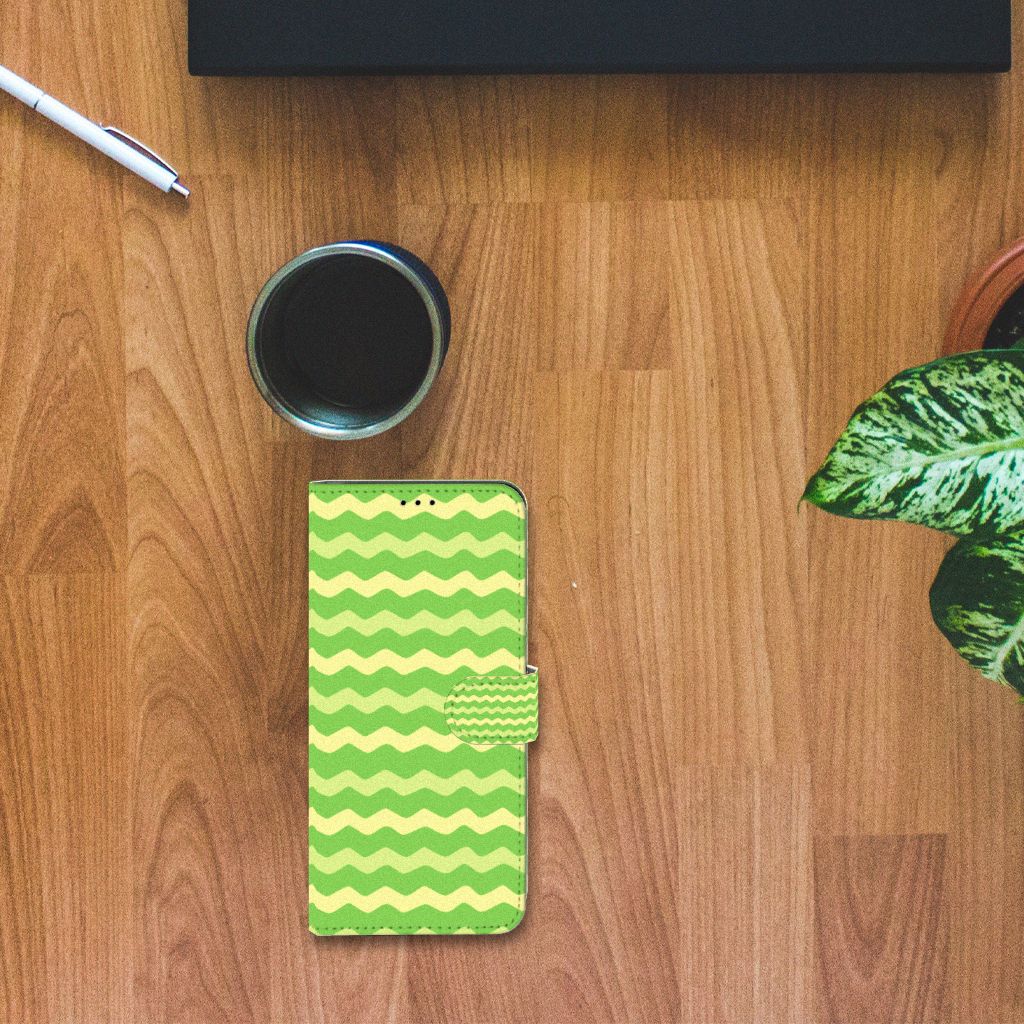 Sony Xperia 1 IV Telefoon Hoesje Waves Green