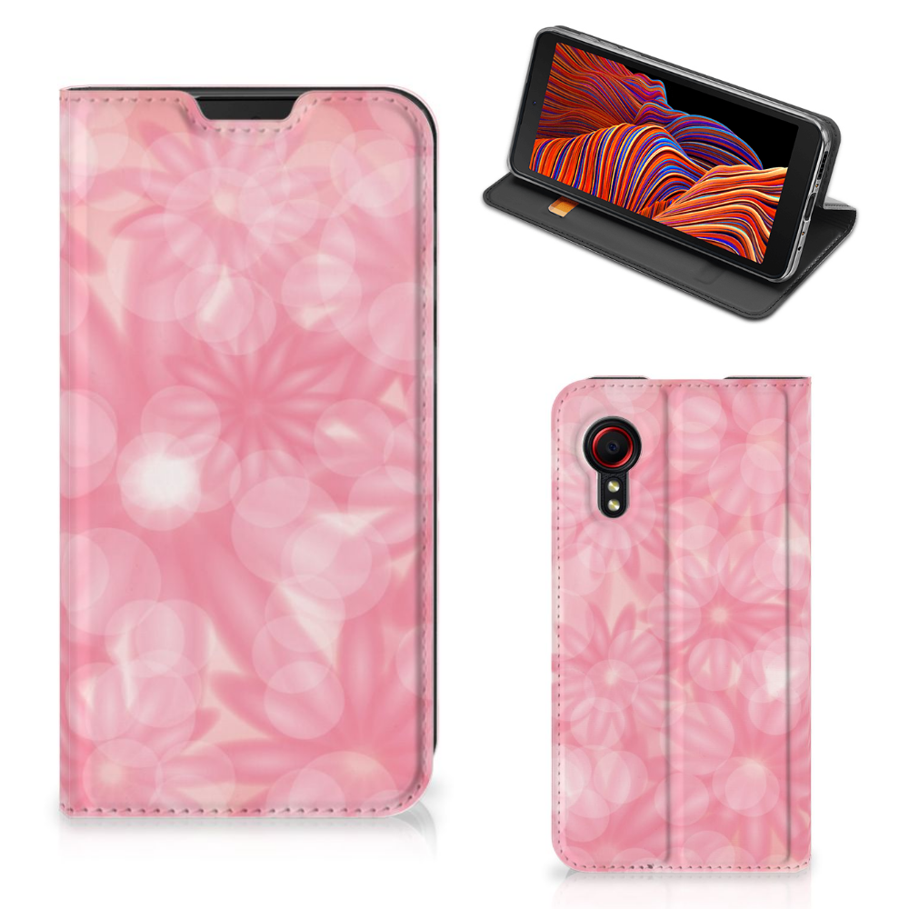 Samsung Galaxy Xcover 5 Smart Cover Spring Flowers - B2C Telecom