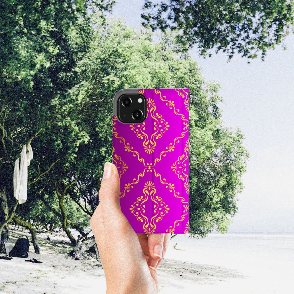 Telefoon Hoesje iPhone 13 Barok Roze