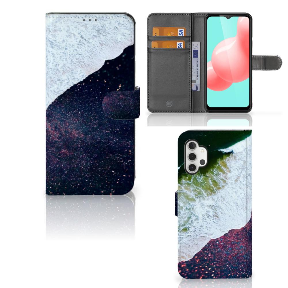 Samsung Galaxy A32 5G Book Case Sea in Space