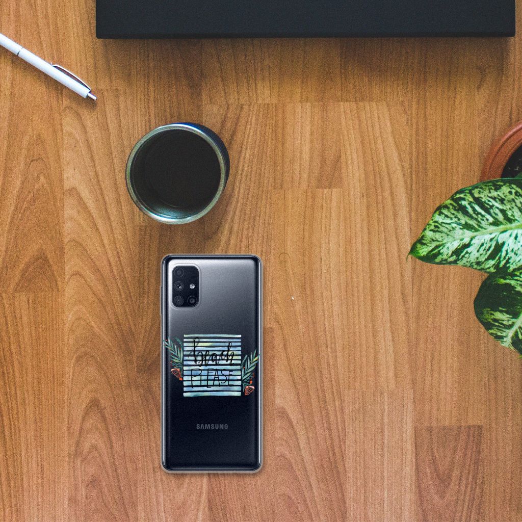 Samsung Galaxy M51 Telefoonhoesje met Naam Boho Beach B2C Telecom