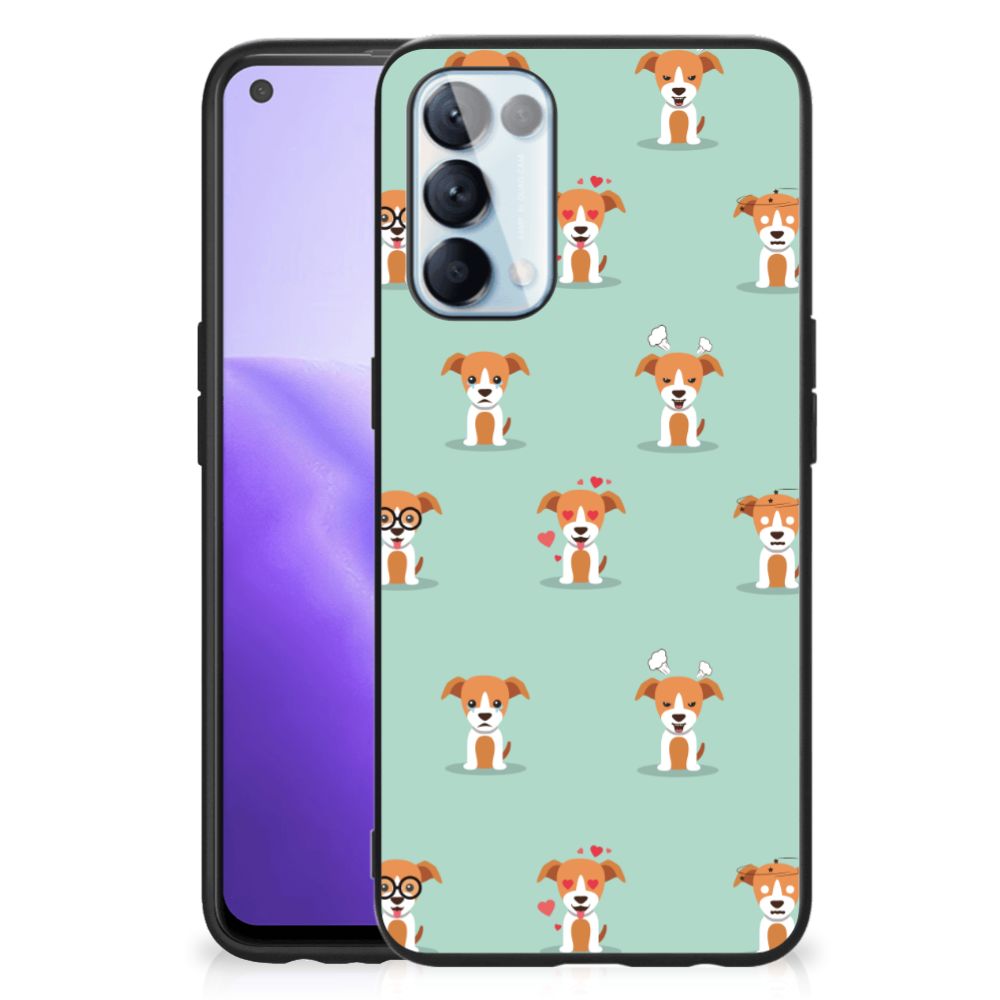 OPPO Reno5 5G | Find X3 Lite Dierenprint Telefoonhoesje Pups