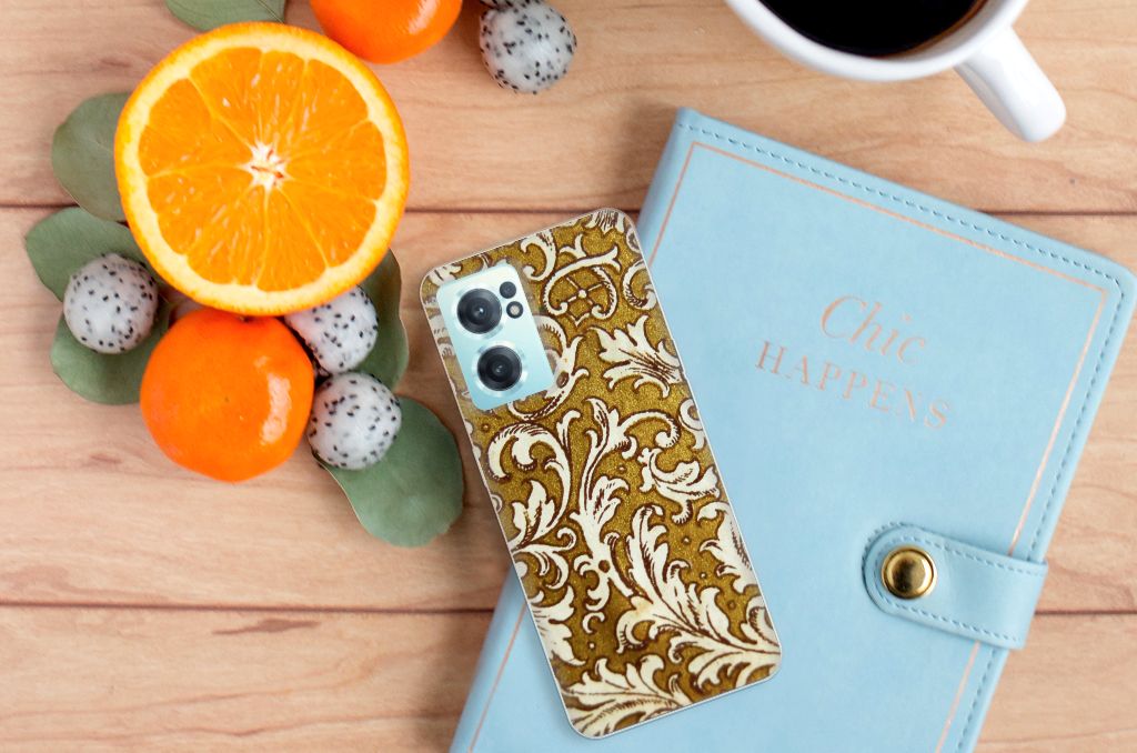 Siliconen Hoesje OnePlus Nord CE 2 5G Barok Goud B2C Telecom