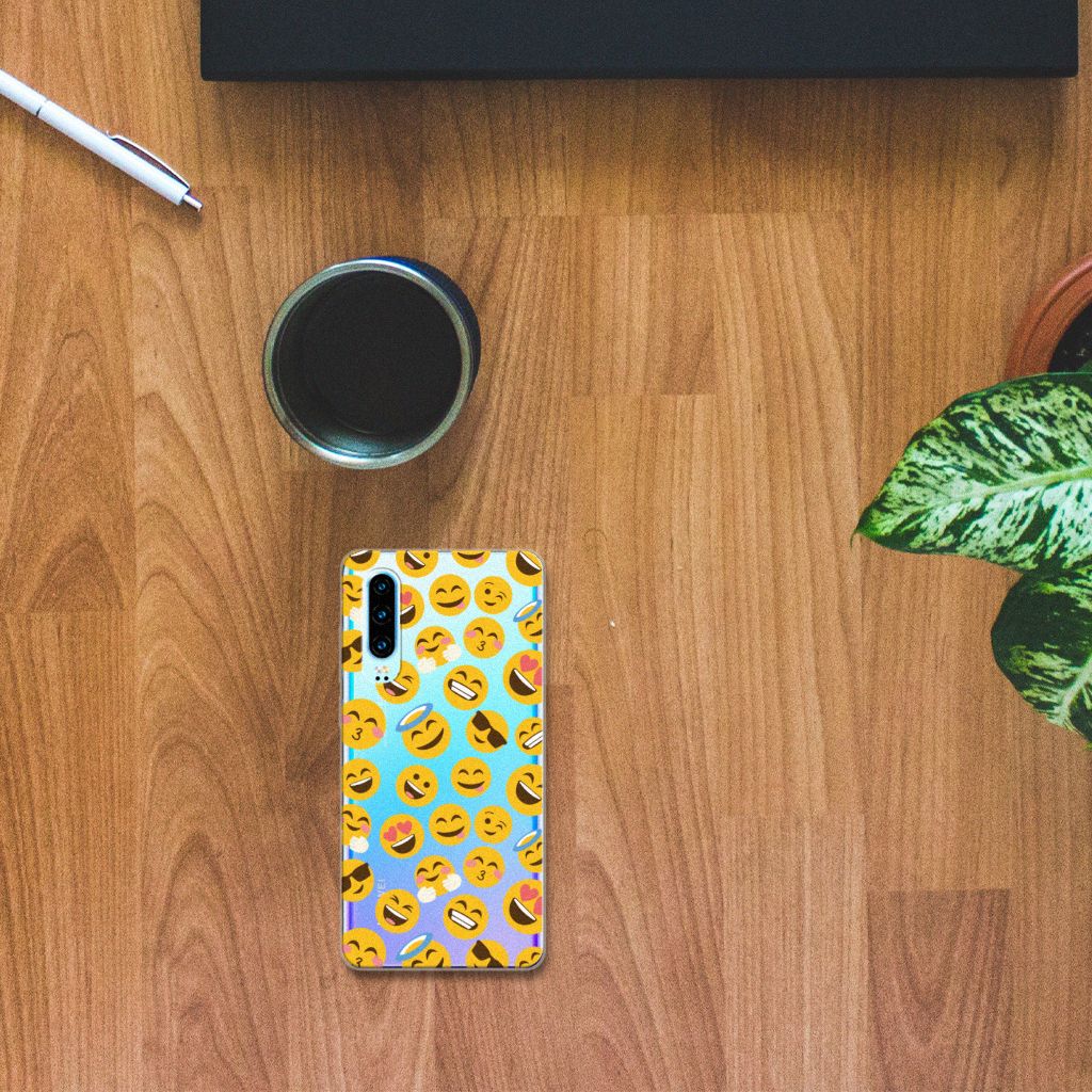 Huawei P30 TPU bumper Emoji
