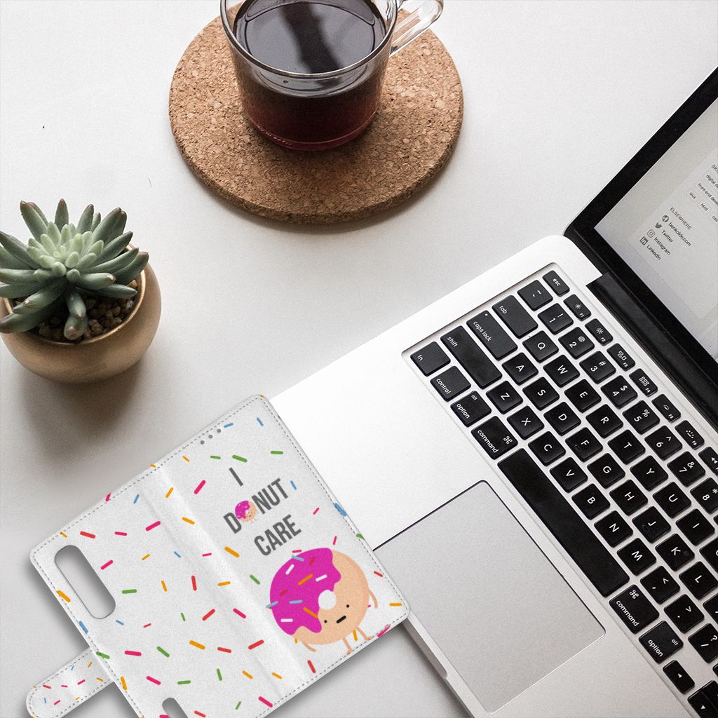 OPPO Find X2 Pro Book Cover Donut Roze