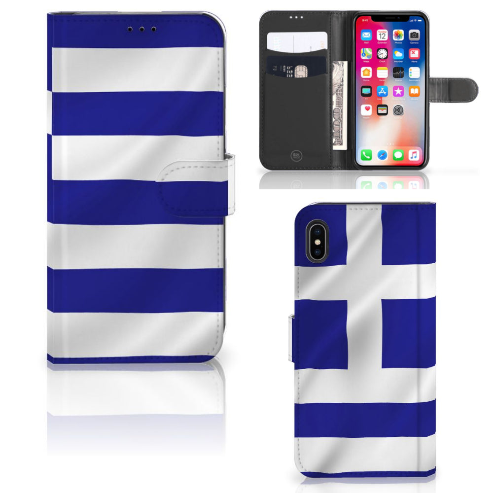 Apple iPhone Xs Max Bookstyle Case Griekenland