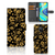 Xiaomi Redmi Note 9 Pro | Note 9S Hoesje Gouden Bloemen