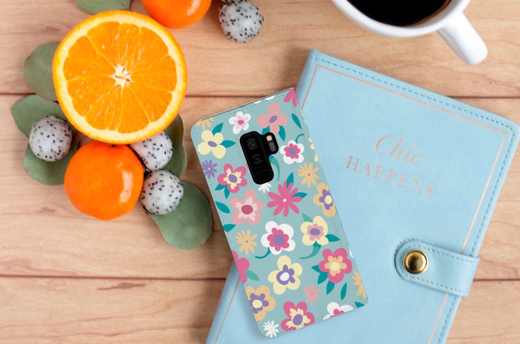 Samsung Galaxy S9 Plus Smart Cover Flower Power