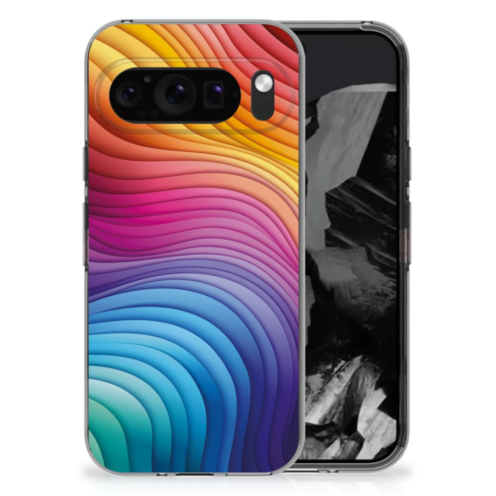 TPU Hoesje voor Google Pixel 9 Pro XL Regenboog