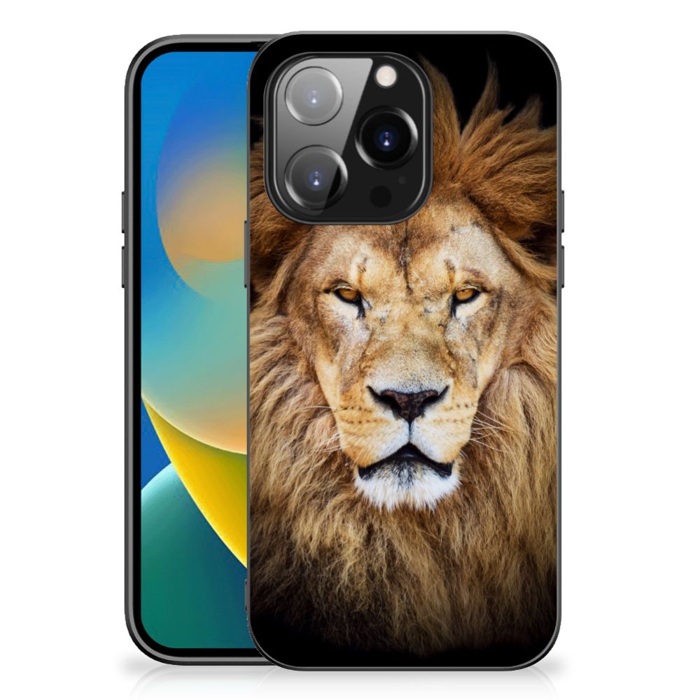 iPhone 14 Pro Dierenprint Telefoonhoesje Leeuw B2C Telecom