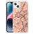 Apple iPhone 14 Plus Anti-Shock Hoesje Marmer Oranje B2C Telecom