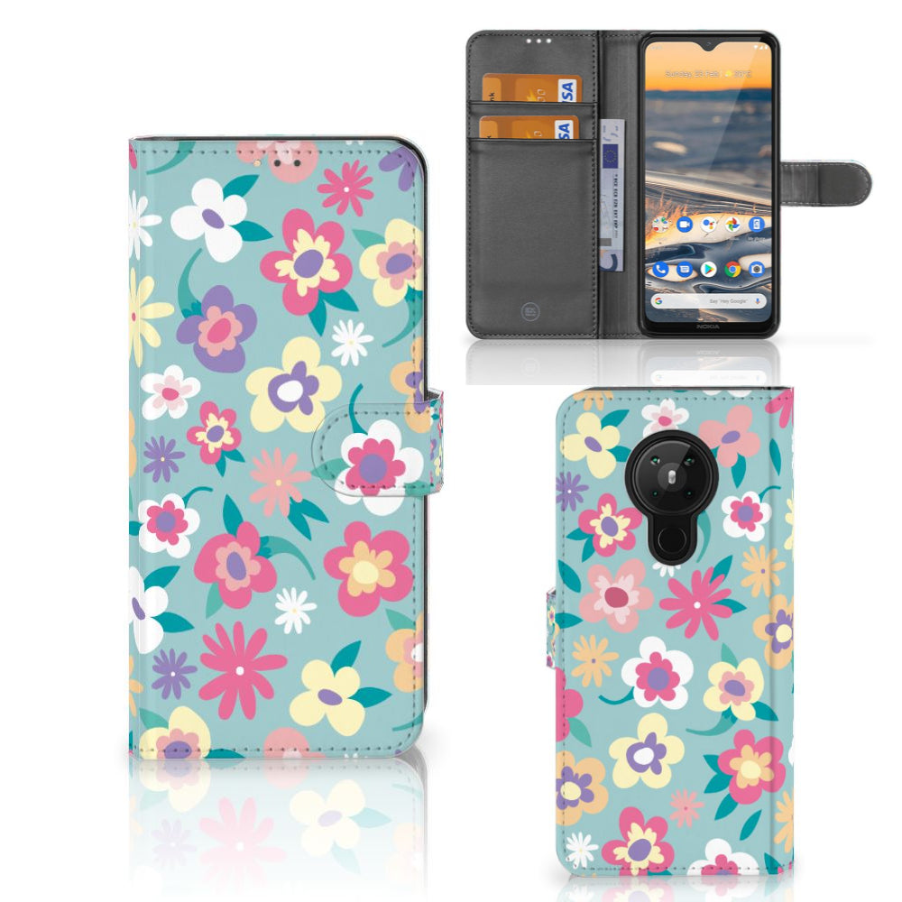 Nokia 5.3 Hoesje Flower Power
