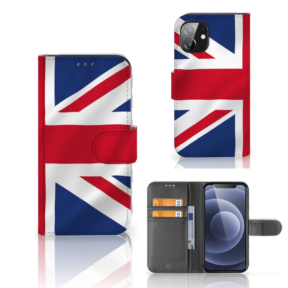 Apple iPhone 12 Mini Bookstyle Case Groot-Brittannië