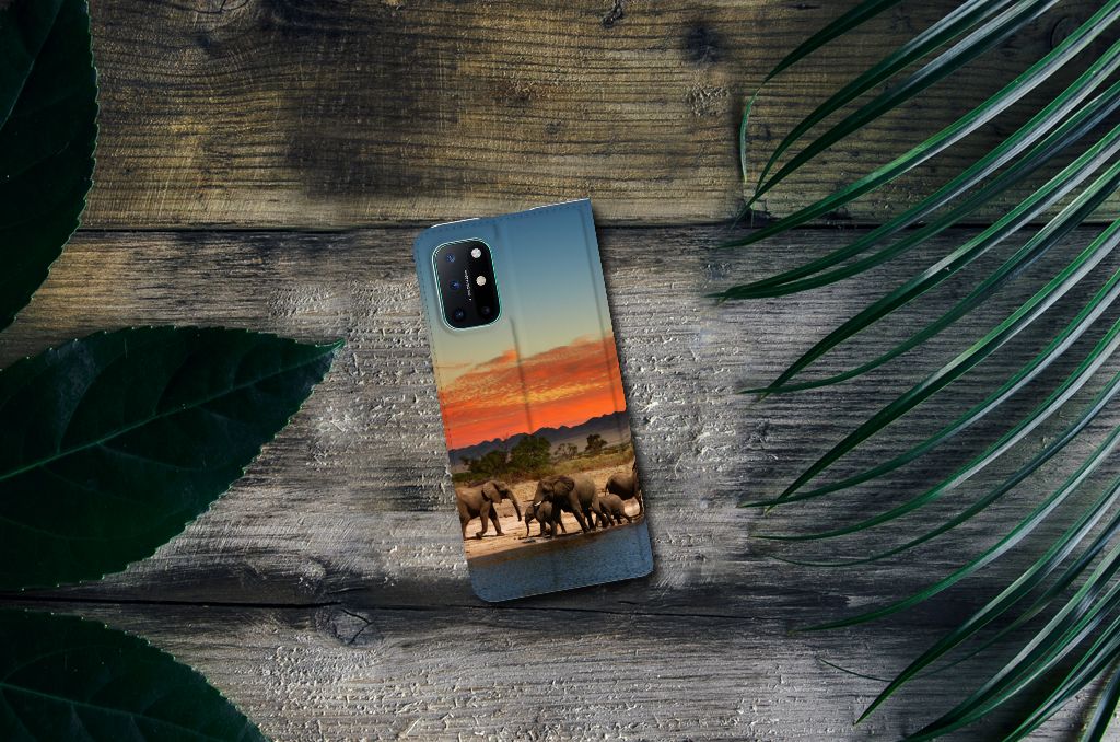 OnePlus 8T Hoesje maken Olifanten - B2C Telecom