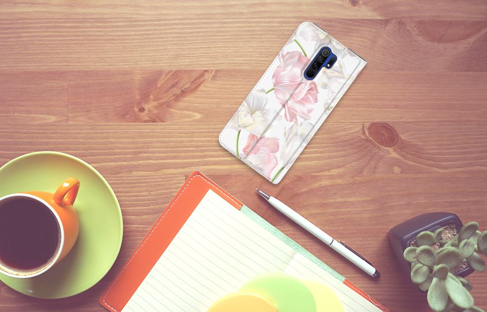 Xiaomi Redmi 9 Smart Cover Lovely Flowers - B2C Telecom