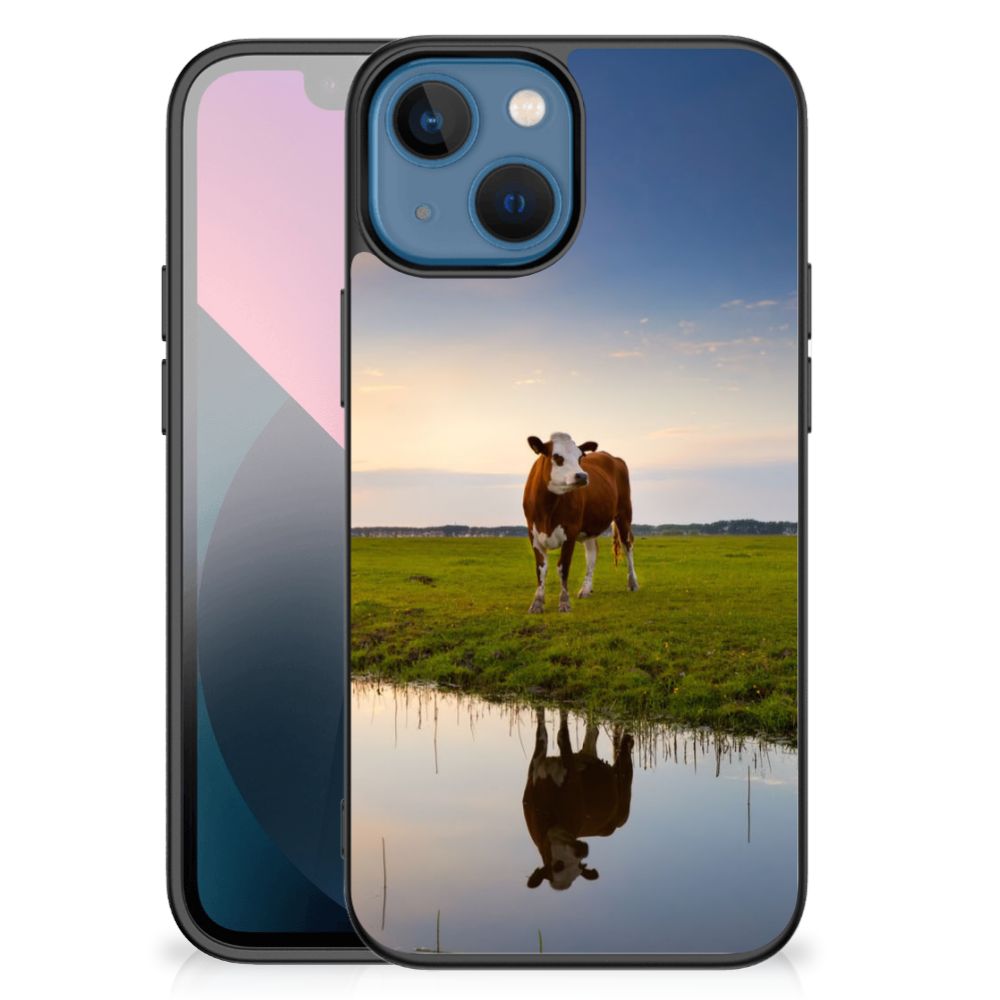 Apple iPhone 13 mini Dierenprint Telefoonhoesje Koe