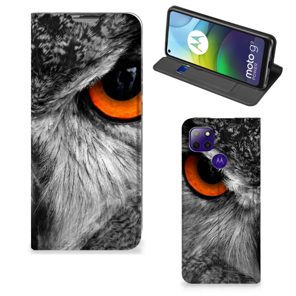 Motorola Moto G9 Power Hoesje maken Uil