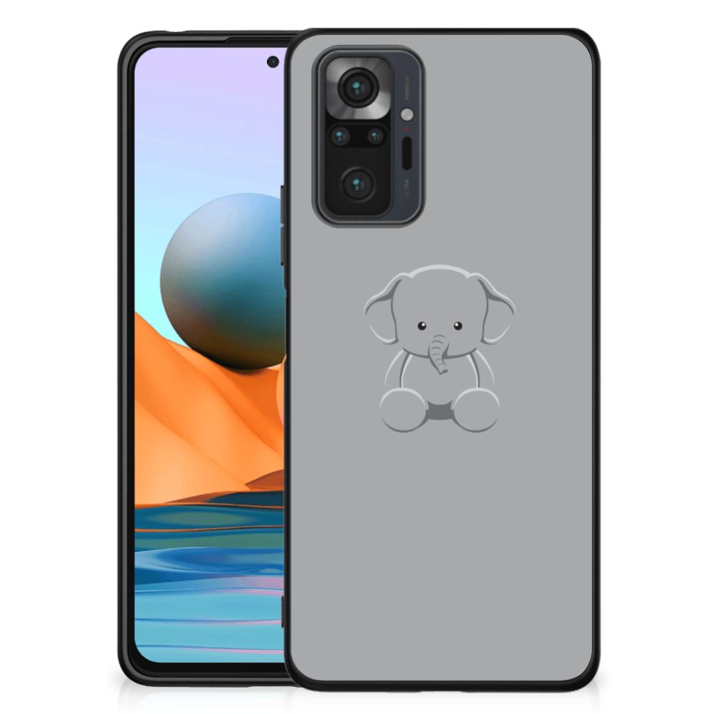 Xiaomi Redmi Note 10 Pro Hoesje Grijs Baby Olifant
