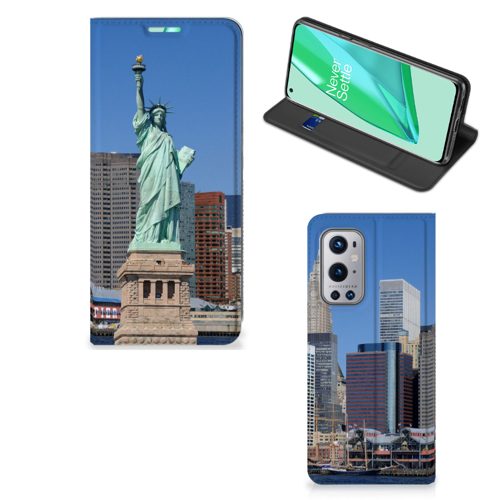 OnePlus 9 Pro Book Cover Vrijheidsbeeld - B2C Telecom