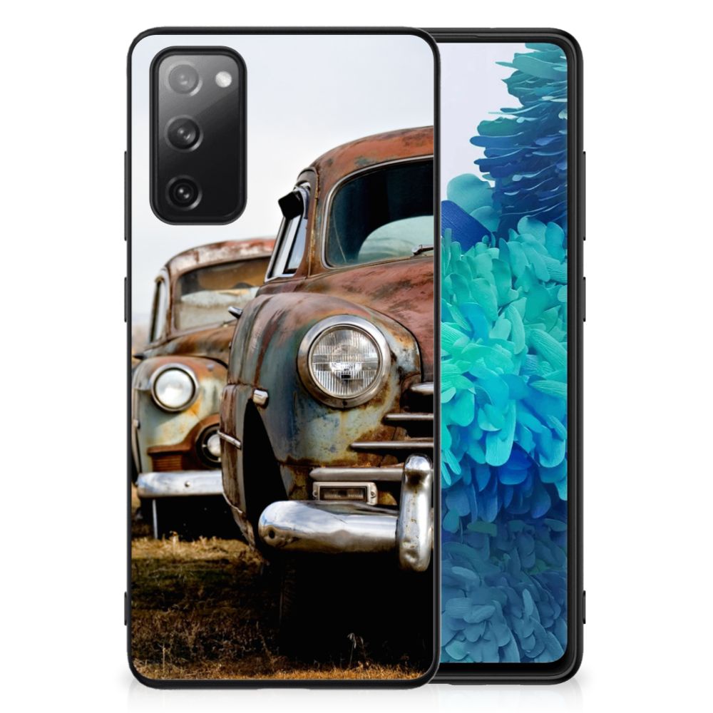 Samsung Galaxy S20 FE Silicone Back Case Vintage Auto