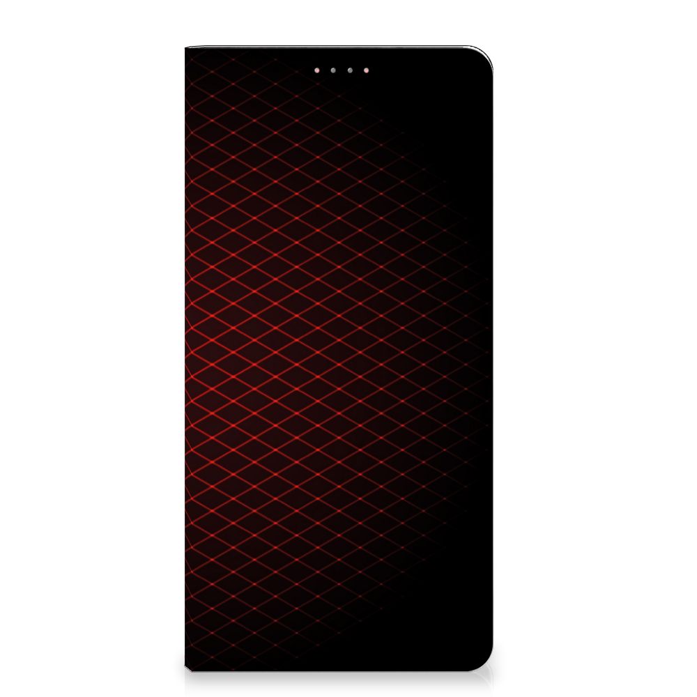 Samsung Galaxy A13 (4G) Hoesje met Magneet Geruit Rood - B2C Telecom