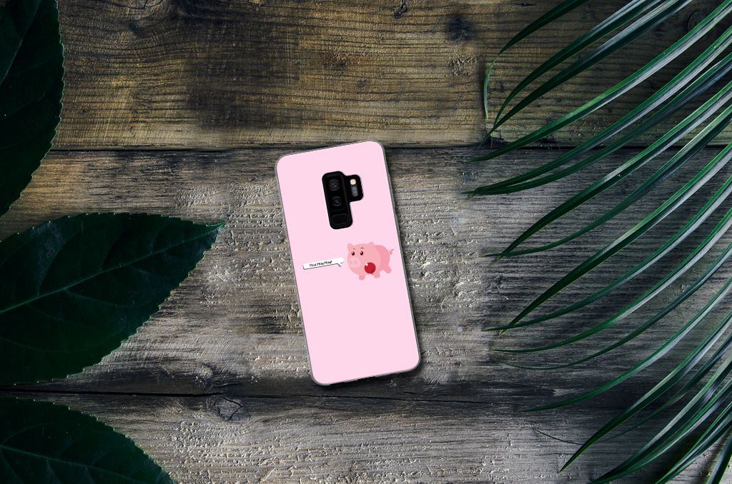 Samsung Galaxy S9 Plus Telefoonhoesje met Naam Pig Mud