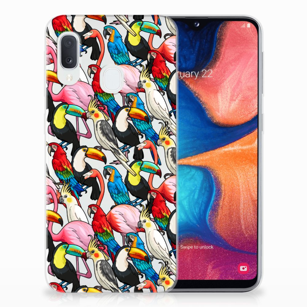 Samsung Galaxy A20e TPU Hoesje Birds