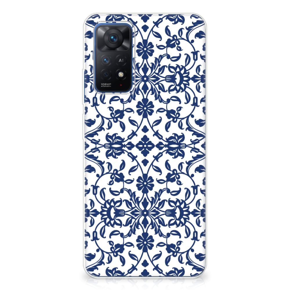 Xiaomi Redmi Note 11 Pro 5G TPU Case Flower Blue B2C Telecom