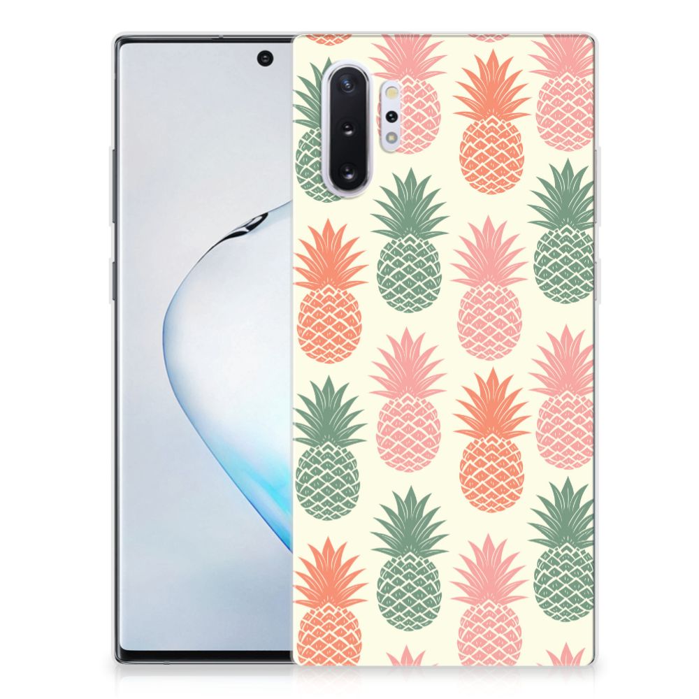 Samsung Galaxy Note 10 Plus Siliconen Case Ananas