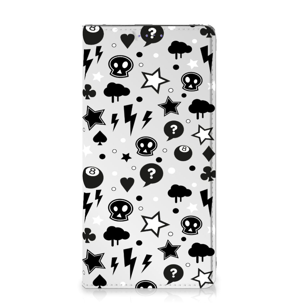Mobiel BookCase Samsung Galaxy A51 Silver Punk - B2C Telecom