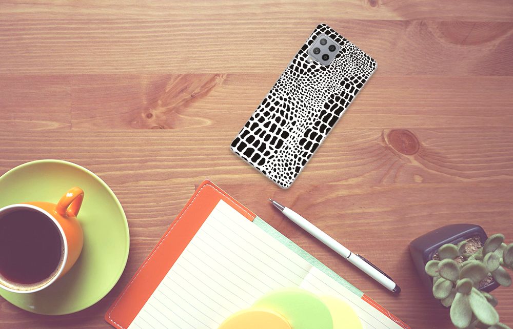 Samsung Galaxy A42 TPU Hoesje Slangenprint B2C Telecom