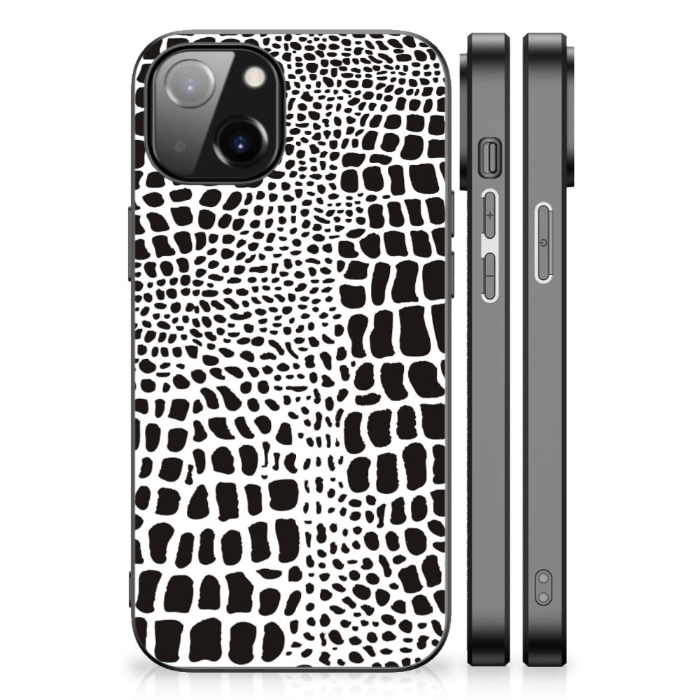 Apple iPhone 13 | iPhone 14 Dierenprint Telefoonhoesje Slangenprint