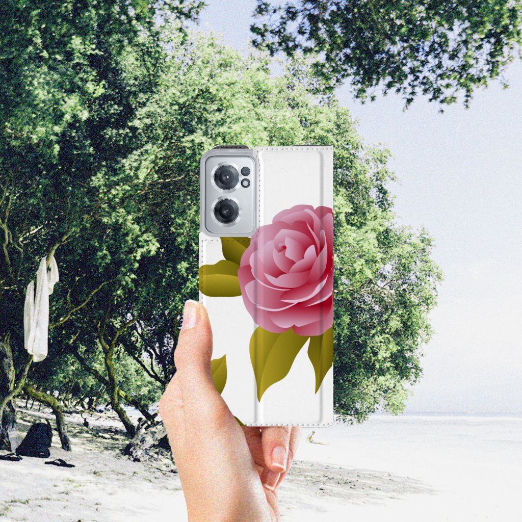 OnePlus Nord CE 2 5G Smart Cover Roses - B2C Telecom