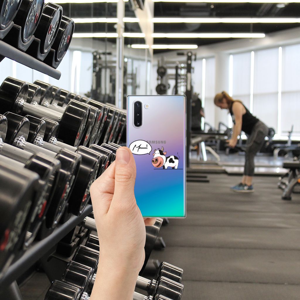 Samsung Galaxy Note 10 Telefoonhoesje met Naam Cow