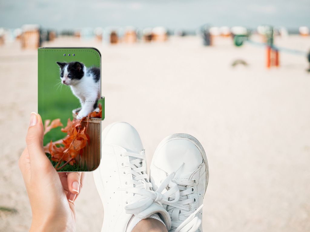 Samsung Galaxy S10e Telefoonhoesje met Pasjes Kitten