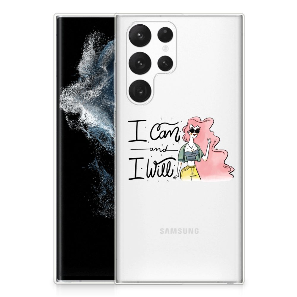 Samsung Galaxy S22 Ultra Telefoonhoesje met Naam i Can