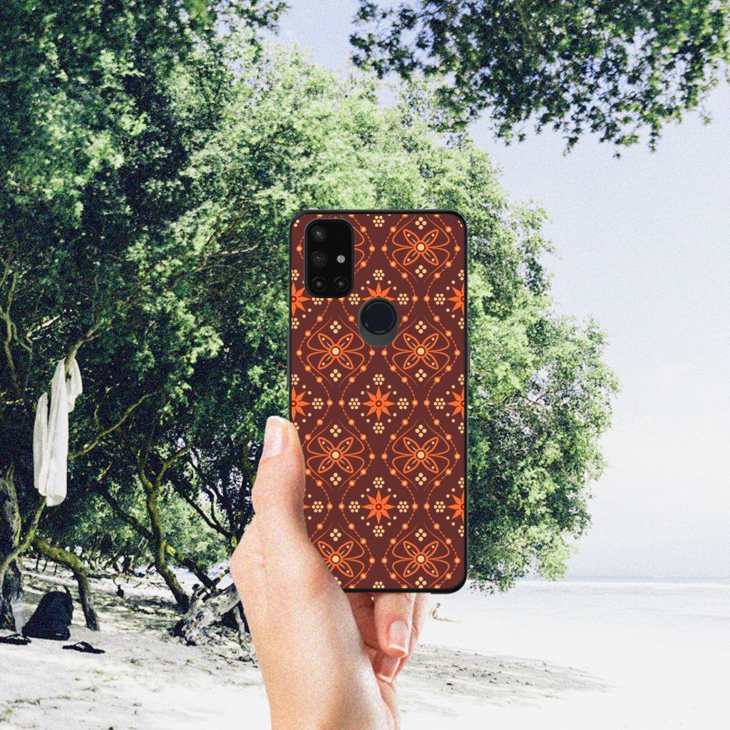 OnePlus Nord N10 5G Back Case Batik Brown B2C Telecom