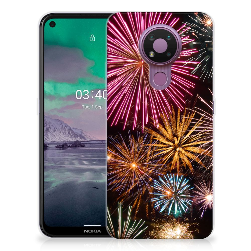 Nokia 3.4 Silicone Back Cover Vuurwerk B2C Telecom