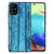 Samsung Galaxy A71 Houten Print Telefoonhoesje Wood Blue B2C Telecom