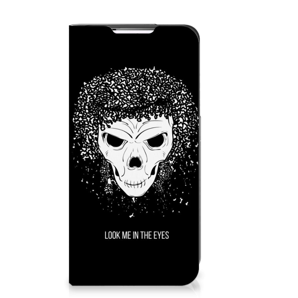 Mobiel BookCase Samsung Galaxy S22 Skull Hair - B2C Telecom