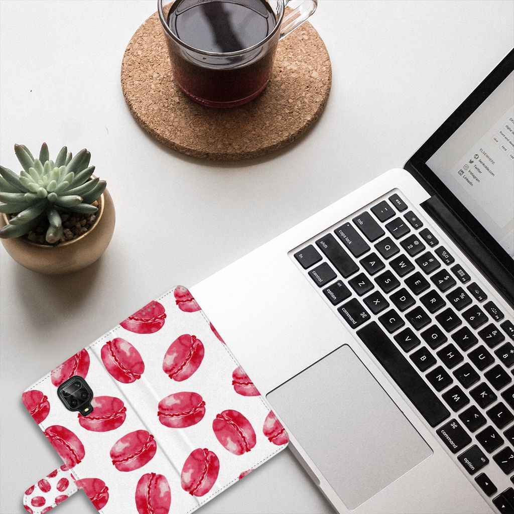 Xiaomi Redmi Note 9 Pro | Note 9S Book Cover Pink Macarons