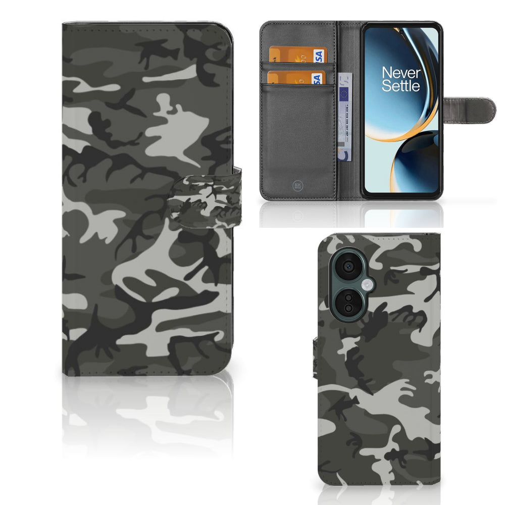 OnePlus Nord CE 3 Lite Telefoon Hoesje Army Light