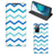 Samsung Galaxy S20 FE Hoesje met Magneet Zigzag Blauw - B2C Telecom