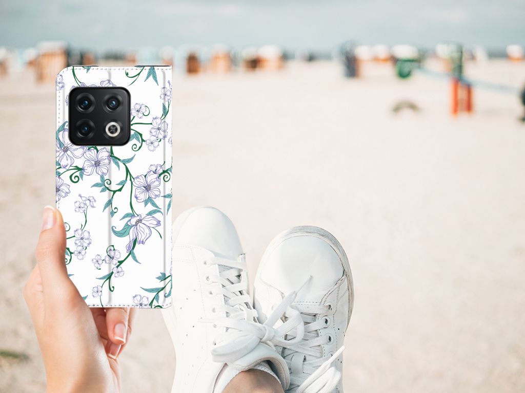 OnePlus 10 Pro Uniek Smart Cover Blossom White - B2C Telecom