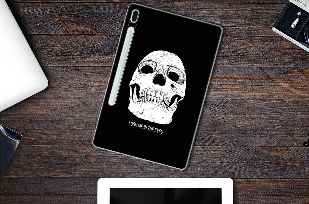 Tablet BackCover Samsung Galaxy Tab S7FE Skull Eyes - B2C Telecom