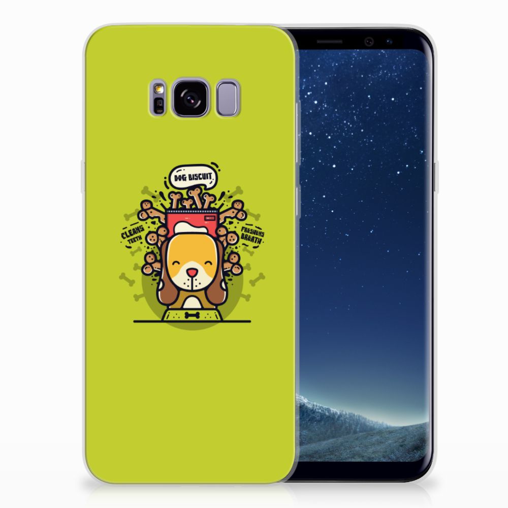 Samsung Galaxy S8 Plus Telefoonhoesje met Naam Doggy Biscuit