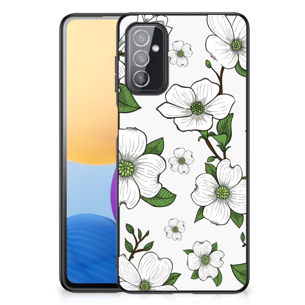 Samsung Galaxy M52 Bloemen Hoesje Dogwood Flowers B2C Telecom