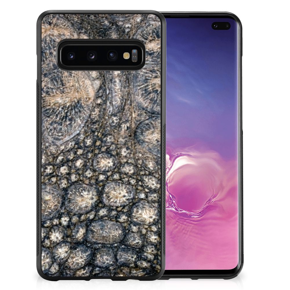 Samsung Galaxy S10+ Back Cover Krokodillenprint